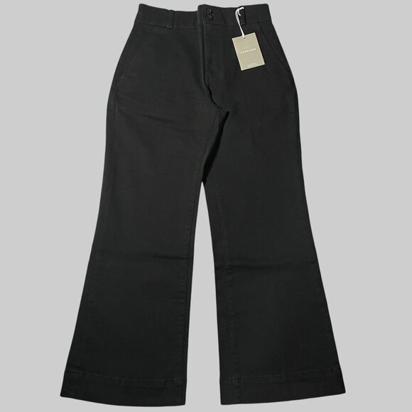 NWT Everlane The Organic Kick Flare Pant Womens 4 Black - Picture 6 of 12